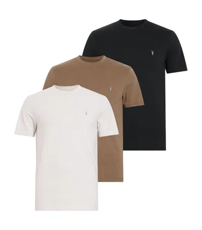 Allsaints Cotton Brace T-shirt (pack Of 3) In Multi