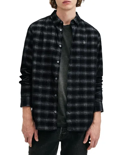 ALLSAINTS COTTON BUTTON UP SHIRT