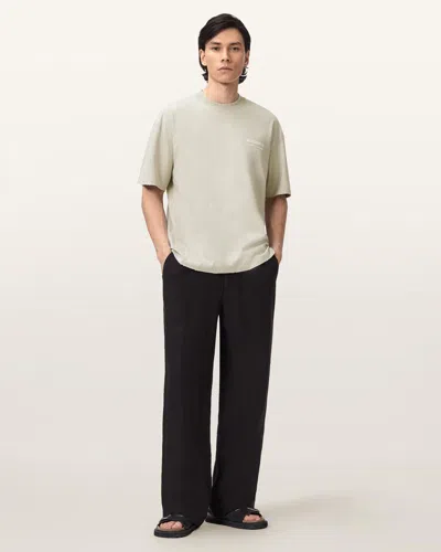 Allsaints Cotton Dreamer Short Sleeve Oversized Graphic T-shirt In Neutral