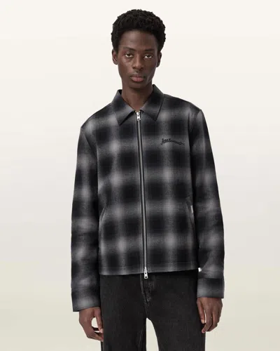 Allsaints Cotton Kapi Relaxed Check Shirt In Multi