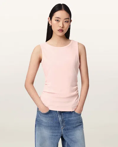 Allsaints Cotton Katarina Slim Fit Tank Top In Pink
