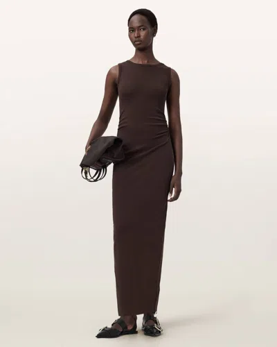 Allsaints Cotton Katrina Bodycon Maxi Dress