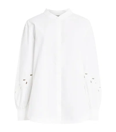 Allsaints Cotton Marcie Val Shirt In White