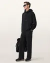 Allsaints Cotton Milo Straight Fit Joggers In Blue