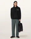 Allsaints Cotton Milo Straight Fit Joggers In Blue