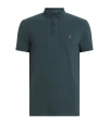 Allsaints Cotton Reform Polo Shirt In Workers Blue