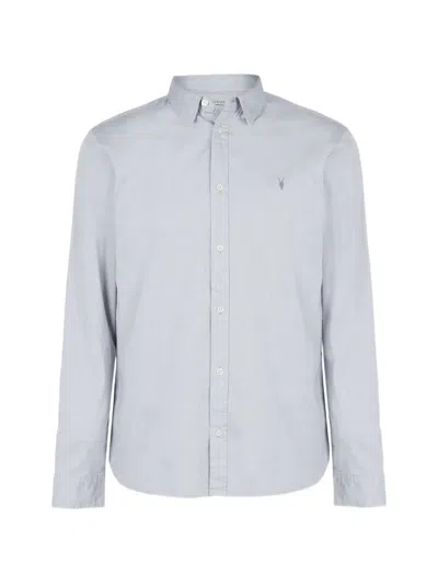 Allsaints Cotton Shirt In Blue