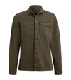 Allsaints Cotton Spotter Overshirt In Cargo Green