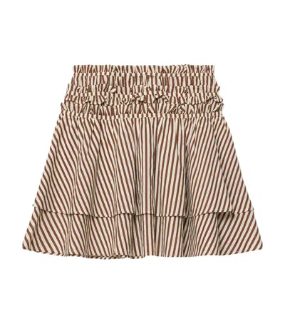 Allsaints Cotton Stripe Kali Mini Skirt
