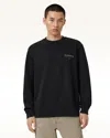 Allsaints Cotton Underground Relaxed Fit Crew Neck Sweatshirt