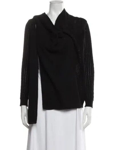 Pre-owned Allsaints Cowl Neck Sweater In Gray