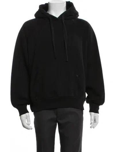Pre-owned Allsaints Crew Neck Long Sleeve Hoodie In Black