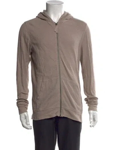 Pre-owned Allsaints Crew Neck Long Sleeve Hoodie In Neutral