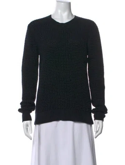 Pre-owned Allsaints Crew Neck Midi Length Dress In Black