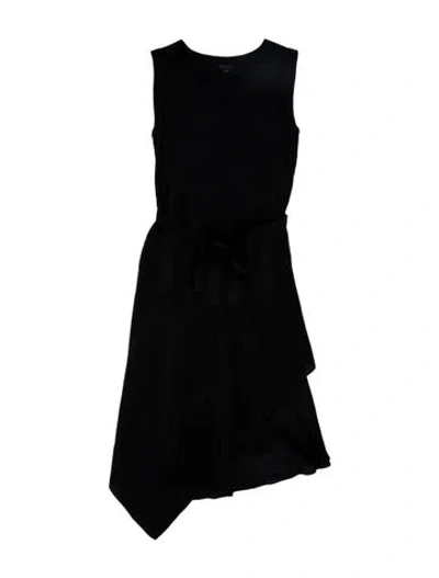 Pre-owned Allsaints Crew Neck Mini Dress In Black