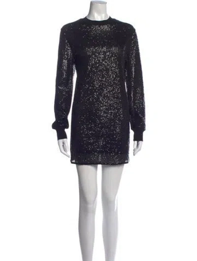 Pre-owned Allsaints Crew Neck Mini Dress In Multi