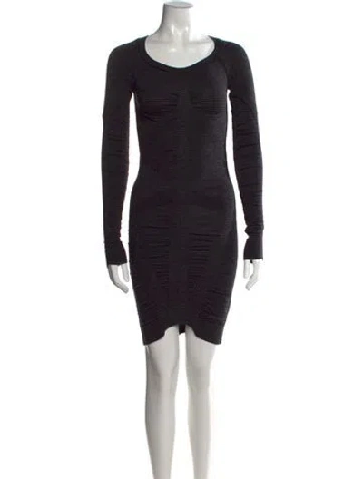 Pre-owned Allsaints Crew Neck Mini Dress In Multi