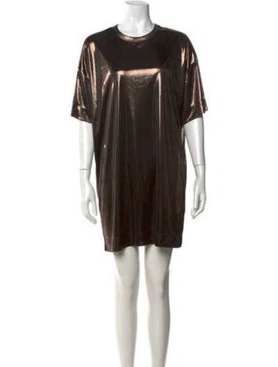 Pre-owned Allsaints Crew Neck Mini Dress W/ Tags In Multi