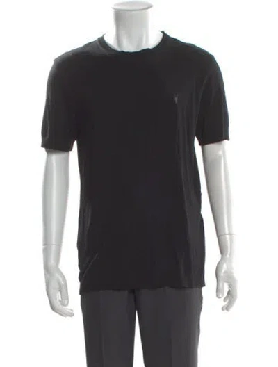 Pre-owned Allsaints Crew Neck Short Sleeve T-shirt In Black
