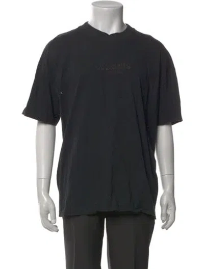 Pre-owned Allsaints Crew Neck Short Sleeve T-shirt In Black