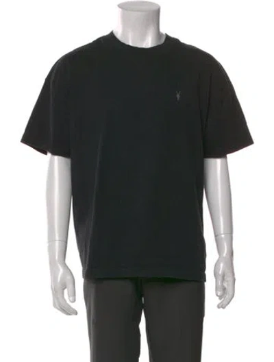 Pre-owned Allsaints Crew Neck Short Sleeve T-shirt In Black