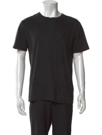Pre-owned Allsaints Crew Neck Short Sleeve T-shirt In Black