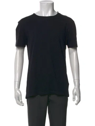 Pre-owned Allsaints Crew Neck Short Sleeve T-shirt In Black