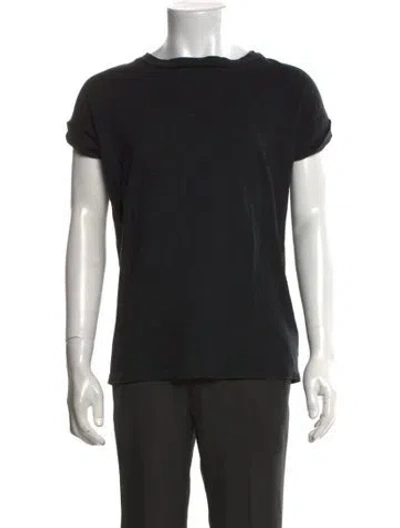 Pre-owned Allsaints Crew Neck Short Sleeve T-shirt In Black