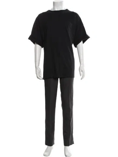 Pre-owned Allsaints Crew Neck Short Sleeve T-shirt In Black
