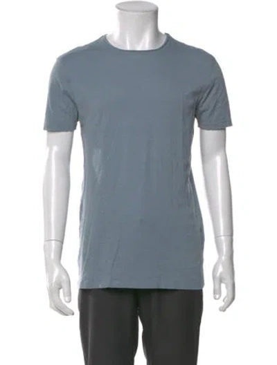 Pre-owned Allsaints Crew Neck Short Sleeve T-shirt In Blue