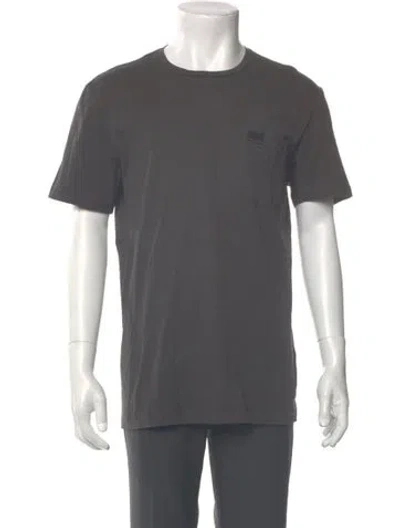 Pre-owned Allsaints Crew Neck Short Sleeve T-shirt In Gray