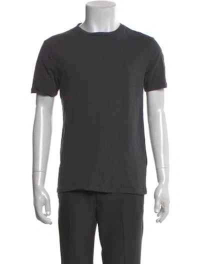 Pre-owned Allsaints Crew Neck Short Sleeve T-shirt In Gray