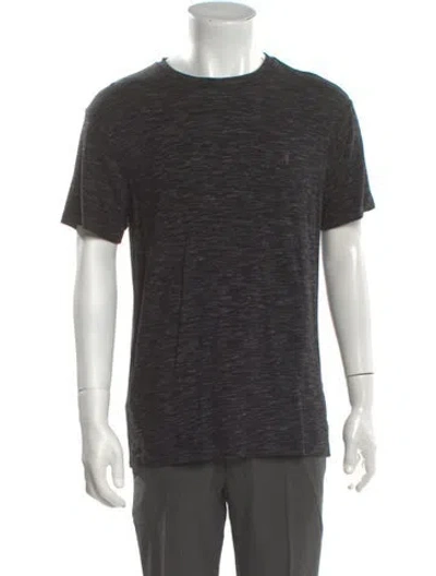Pre-owned Allsaints Crew Neck Short Sleeve T-shirt In Gray