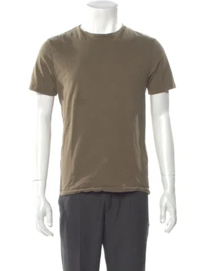 Pre-owned Allsaints Crew Neck Short Sleeve T-shirt In Green