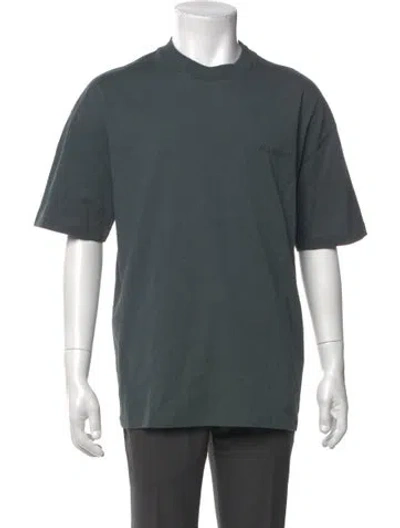 Pre-owned Allsaints Crew Neck Short Sleeve T-shirt In Green