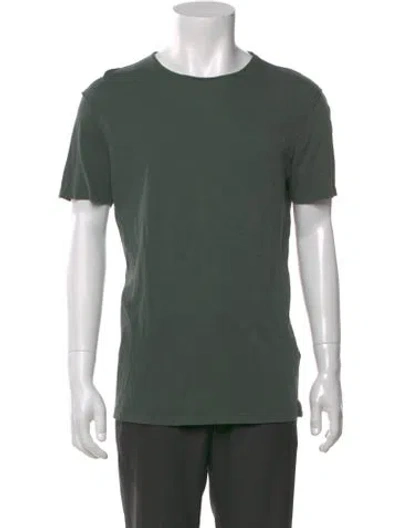 Pre-owned Allsaints Crew Neck Short Sleeve T-shirt In Green