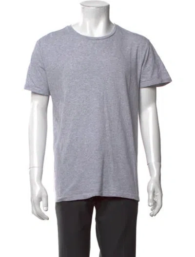 Pre-owned Allsaints Crew Neck Short Sleeve T-shirt In Grey