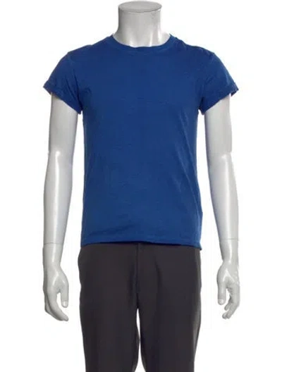 Pre-owned Allsaints Crew Neck Short Sleeve T-shirt W/ Tags In Blue