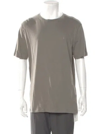 Pre-owned Allsaints Crew Neck Short Sleeve T-shirt W/ Tags In Gray