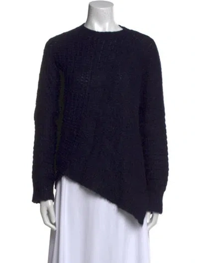 Pre-owned Allsaints Crew Neck Sweater In Black