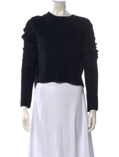 Pre-owned Allsaints Crew Neck Sweater In Black