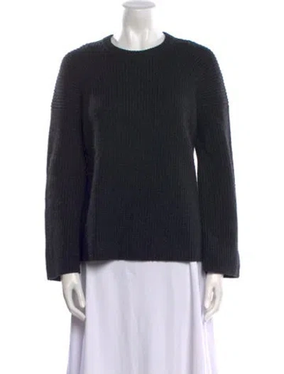 Pre-owned Allsaints Crew Neck Sweater In Black