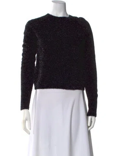 Pre-owned Allsaints Crew Neck Sweater In Black