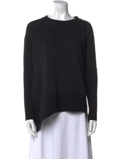 Pre-owned Allsaints Crew Neck Sweater In Black