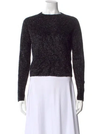 Pre-owned Allsaints Crew Neck Sweater In Black