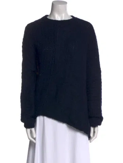 Pre-owned Allsaints Crew Neck Sweater In Black