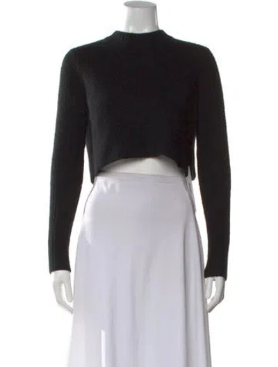 Pre-owned Allsaints Crew Neck Sweater In Black