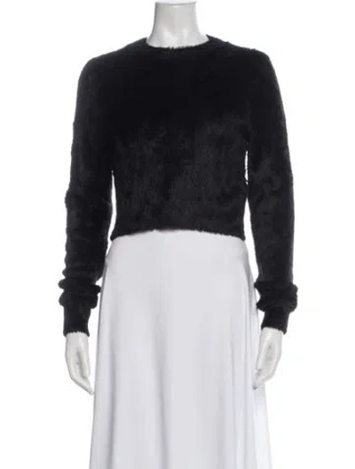 Pre-owned Allsaints Crew Neck Sweater In Black