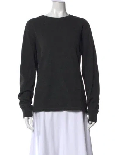 Pre-owned Allsaints Crew Neck Sweater In Black