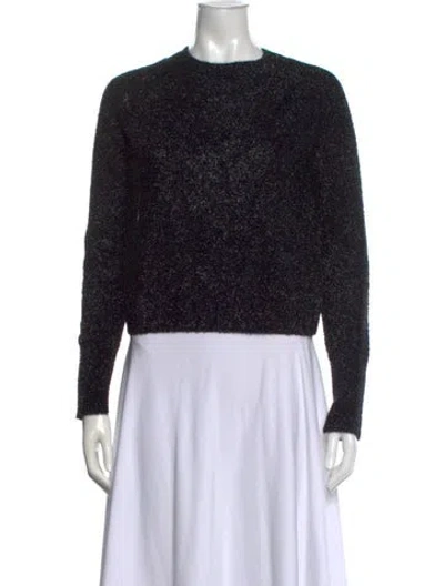 Pre-owned Allsaints Crew Neck Sweater In Black